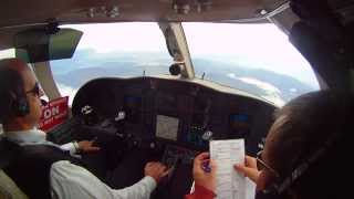 ✈Florence Airport  Approach for Short Runway Landing Cockpit View [upl. by Opal537]