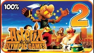 Asterix at the Olympic Games Walkthrough Part 2 X360 Wii PS2 100 Olympic Village [upl. by Ayila530]