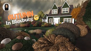 Can You BELIEVE This Stunning Autumn Bloxburg House [upl. by Lattie]