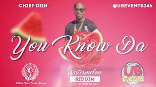 Chiief Diin  You Know Da  Watermelon Riddim  Crop Over Music [upl. by Aizti]