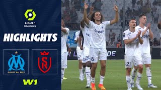 OLYMPIQUE DE MARSEILLE  STADE DE REIMS 4  1  Highlights  OM  SdR  20222023 [upl. by Doownelg927]