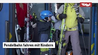 Pendelbahn fahren mit Kind Skiurlaub mit Kindern ⛷ [upl. by Nero]