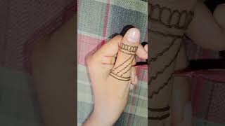 New finger mehndi designfor younewyoutubeshortsnehasharmamehandiart👉🙏👍 [upl. by Ron]