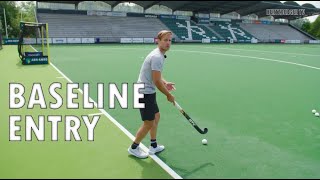 Baseline Entry  Hertzberger TV  Field hockey tutorial [upl. by Yelnats]