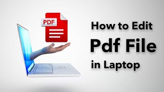 How to Edit Pdf File in Laptop [upl. by Corvese]