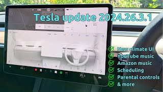 Tesla rolls out update 20242631 with some major new features [upl. by Onibla]