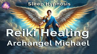 Guided Reiki Healing While You Sleep By Archangel Michael 🩵 Guided Meditation 432Hz Binaural Beats [upl. by Alba]