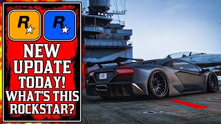 Rockstar WHAT IS THIS The NEW GTA Online UPDATE Today New GTA5 Update [upl. by Ellennoj]