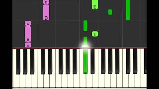 Adele Daydreamer piano tutorial medium [upl. by Burnsed]