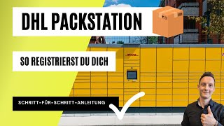 Registrierung bei DHL Packstation 📦  So meldest du dich schnell amp einfach an  Tutorial  ✔️ [upl. by Otero964]