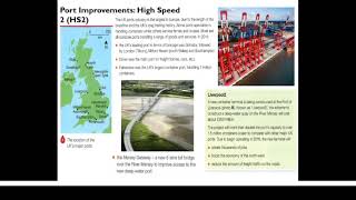 Geography GCSE Changes in the UK Economy Lesson 6 Transport and the UK Economy [upl. by Gar]