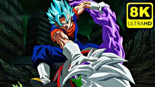 Vegetto vs Zamasu 8K HDR 30Fps [upl. by Ericka]