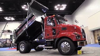 2022 Mack MD7 4x2 Dump Truck  Walkaround Interior Exterior Tour [upl. by Laktasic]