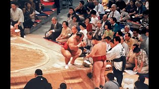 平成14年東前頭十五枚目初場所 戦闘竜 vs 貴闘力（相撲ダイジェスト番組） [upl. by Georgine]