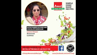 Chef Lavina Chelani Episode 6837 SimpleHomemadeRecipes Facebook Live [upl. by Midis]