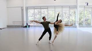 The Nutcracker  Rehearsal with Sugar Plum Fairy and Her Cavalier  Cincinnati Ballet [upl. by Gazo]