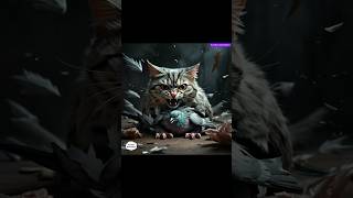 Cat vs pigeon pigeon vs cat vs animals TRex pigeon pigion cat animals shorts viral [upl. by Beata]