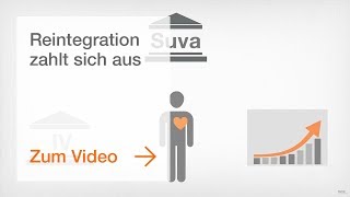 Reintegration zahlt sich aus – Anreize für betriebliche Wiedereingliederungen – Suva [upl. by Soirtimid602]