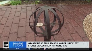 Search on for quotpricelessquot stones stolen from 911 Memorial [upl. by Aniara732]