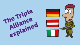 The Triple Alliance WWI  History GCSE [upl. by Drofyar]