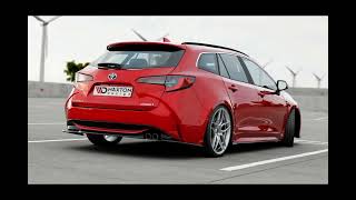 Maxton Design Toyota Corolla XII Touring Sports Hatchback Splitter Spoiler Voorspoiler Diffuser [upl. by Otrepur]