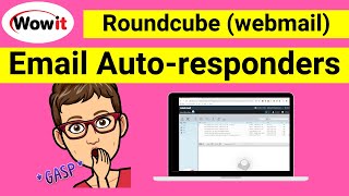 Roundcube webmail   How to setup autoresponders [upl. by Chilcote547]