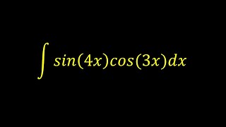 Integral of sin4xcos3x  Integral example [upl. by Kareem]