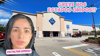 CONTINUAÇÃO DO VLOG ANTERIOR  COMPRAS NO SAMS  GREVE NOS ESTADOS UNIDOS  VAI FALTAR COMIDA [upl. by Andrew]