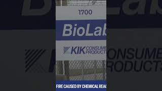 GA lab fire caused by chemical reaction in warehouse [upl. by Ninerb97]