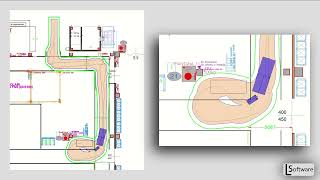 Autopath Intralogistics  WAM trajectory analysis with Jungheinrich EZS130  4Lean trolley [upl. by Auston]