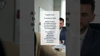 English term Promissory Note legalwords legalenglish englishvocabulary [upl. by Lichter189]