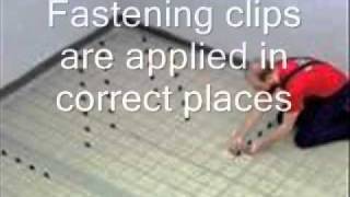 Underfloor Heating Installation How to use Steel Mesh system [upl. by Lledualc]