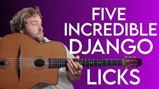 Five Django Reinhardt Licks From Minor Swing [upl. by Airdnaxila]