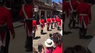 Sovereign Hill Redcoats marching [upl. by Fredella]