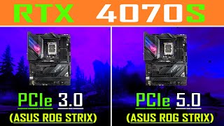 PCIe 30 vs PCIe 50  RTX 4070 SUPER  12GB  PC GAMES BENCHMARK TEST [upl. by Fortunio412]