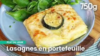 Des lasagnes aux courgettes à glisser dans sa poche  750g [upl. by Krasner850]