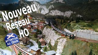 Le nouveau réseau Ho du Rail Club La Côte [upl. by Oilla]