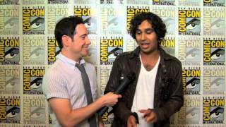 ComicCon 2012  Kunal Nayyar Interview [upl. by Ineslta]