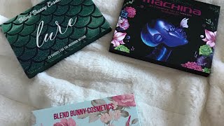 Blend Bunny Cosmetics Lure Grunge and Machina eye palettes [upl. by Blessington]