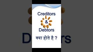 what is debtors and creditors  debtors or creditors kya hote h shorts tally tallycourse [upl. by Ramar103]