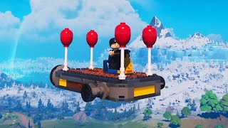 How to Build a Simple Working Plane in LEGO Fortnite [upl. by Scrope]