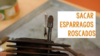 Reparar un motor gripado Part 2  sacar los esparragos roscado [upl. by Constance887]