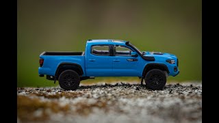 164 GCD Toyota Tacoma Voodoo Blue DiecastTalk Exclusive Diecast  Onesixtyfourland [upl. by Pearle]