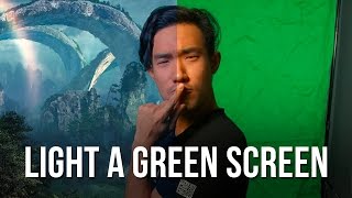 How to Light a GREEN SCREEN in 4 Minutes [upl. by Mckale993]