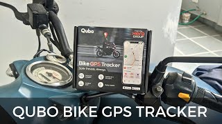 Qubo Wired Bike GPS Tracker from Hero Group  Best gps tracker for bike  OG Unboxing [upl. by Atselec]