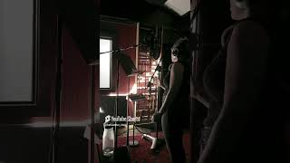 Hilary in the vocal booth songwritingprocess documentary doommetal [upl. by Ruphina]