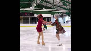 The Golden Girls on Ice ✨ The Sky Rink All Stars Junior Team performs on World Ice Skating Day [upl. by Naerda]