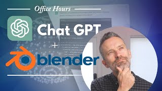 Blender Tutorial – How to Use AI to Create 3D Models ChatGPT and Blender [upl. by Eneles]