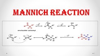 Mannich Reaction  Mechanism and Applications [upl. by Slack334]