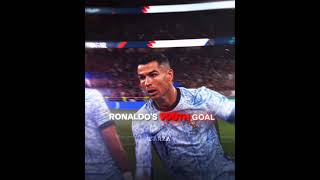 Ronaldos first goal vs 900th Goal 😍🐐 football ronaldo cristianoronado shorts [upl. by Letnahc463]